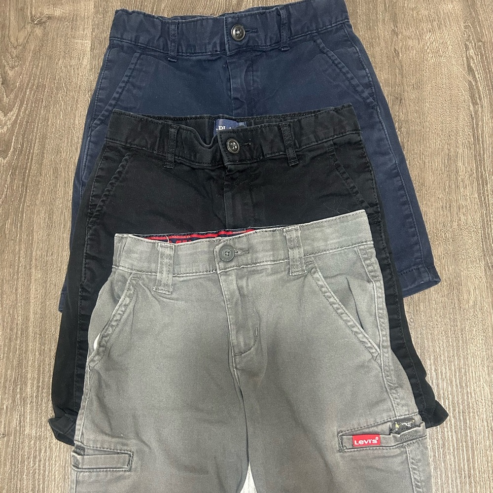 Levi's Kids' Gray and Black Bottoms Set